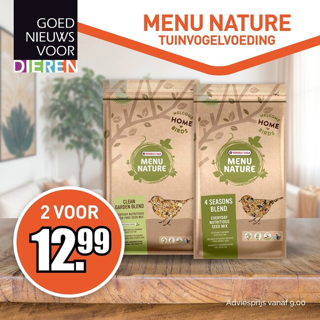 Tuinvogelvoeding Menu Nature