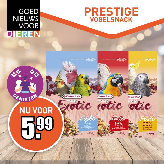 VL Prestige Vogelsnack Exotic 750g